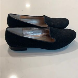 Steve Madden size 7.5m black suede loafers